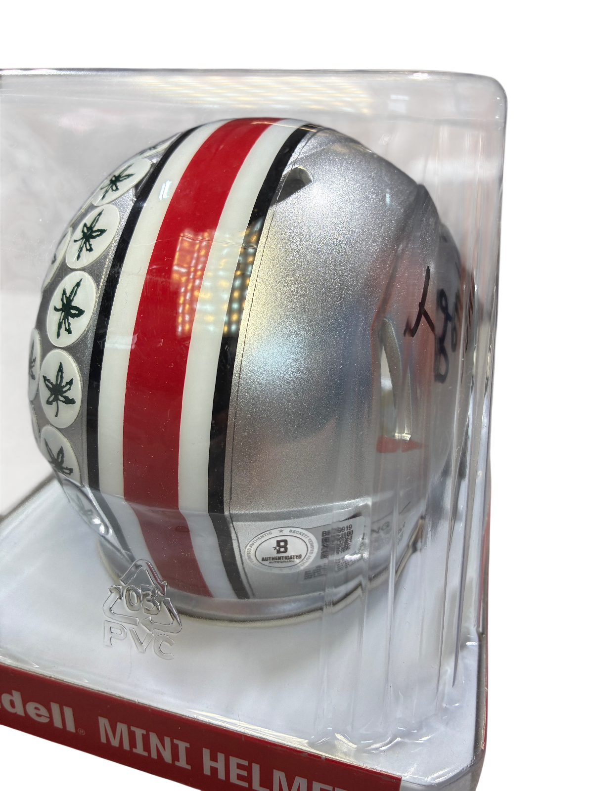 Jeremiah Smith Autographed Mini Helmet OSU Beckett COA