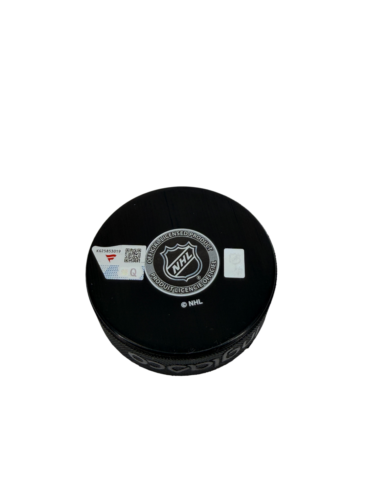 Luke Hughes Signed Autographed NHL Devils Puck Fanatics UnderWraps