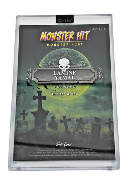 Lamine Yamal Wild Card Monster Hit Monster Hunt 2025 Trading Card 1 of 1