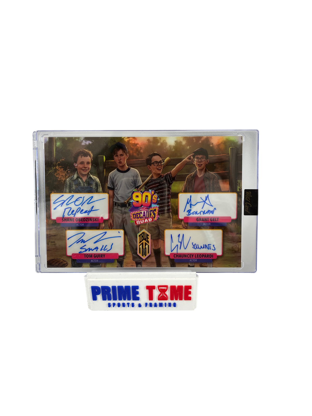 Wild Card Decades 90’s Actors From The Sandlot Quad Signed Auto 1/1