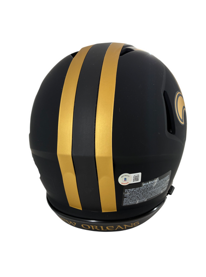 Drew Brees Signed Autographed Saints Full Size Authentic Helmet BAS COA