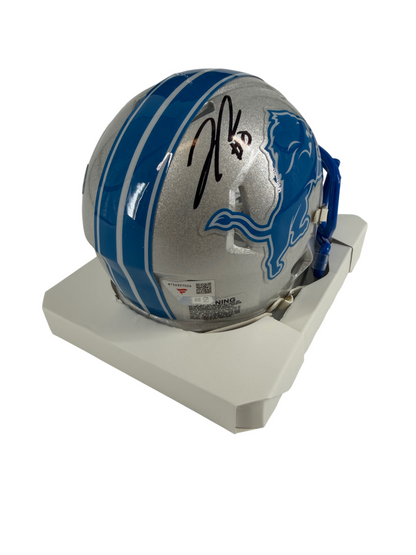 Jahmyr Gibbs Signed Autographed Lions Mini Helmet Fanatics Authentic