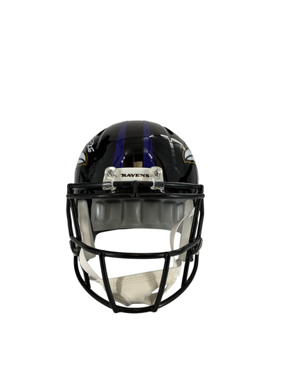 Rod Woodson Signed Autographed Ravens FS Replica Helmet BAS COA
