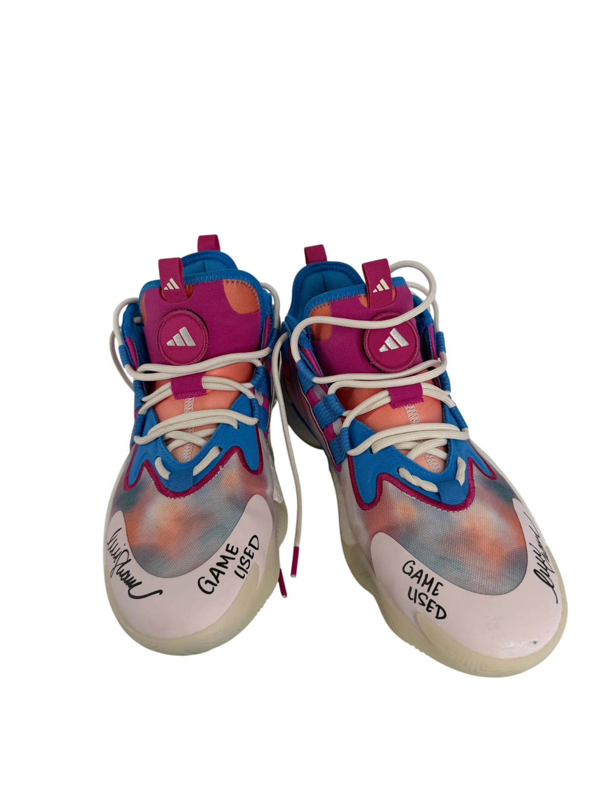 Sophie Cunningham Signed Autographed Game Used Fever Adidas Shoes Prime Time