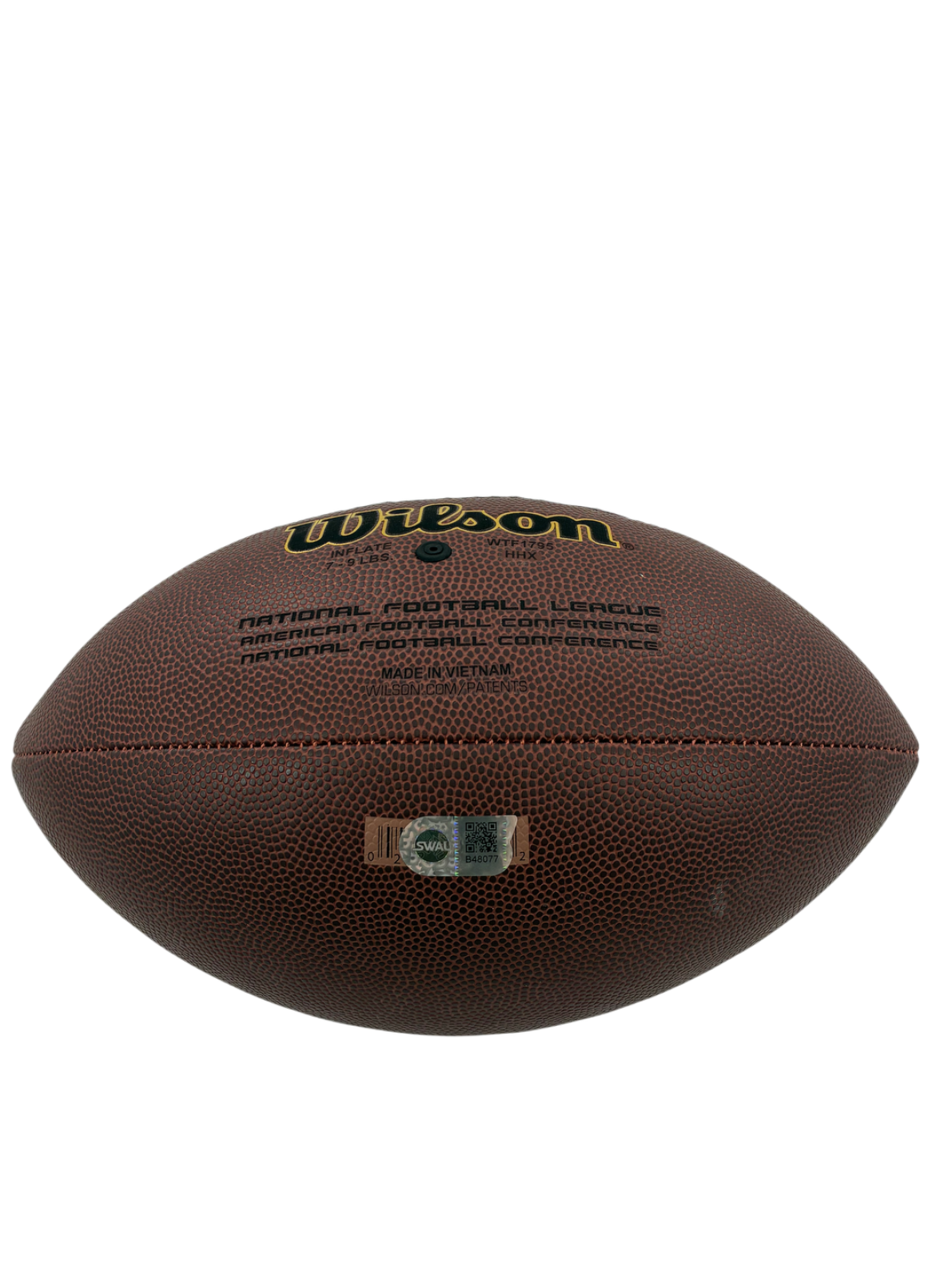 Ricky Williams Signed Autographed Inscribed Wilson Football SWAU COA