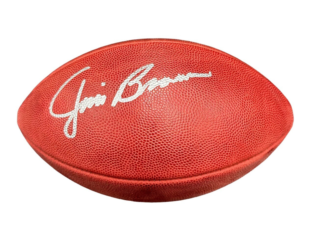 Jim Brown Cleveland Browns Hand Signed Autograph Authentic Football Beckett COA