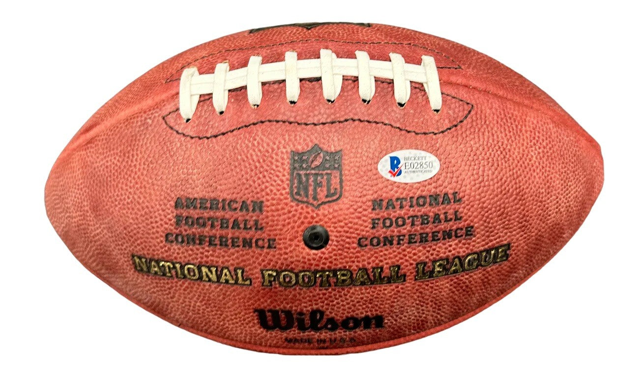 Jim Brown Cleveland Browns Hand Signed Autograph Authentic Football Beckett COA