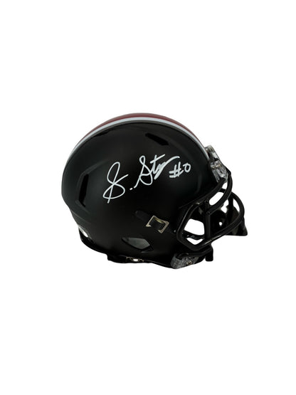 Sonny Styles Signed Autographed Buckeyes Black Mini Helmet Prime Time Witness
