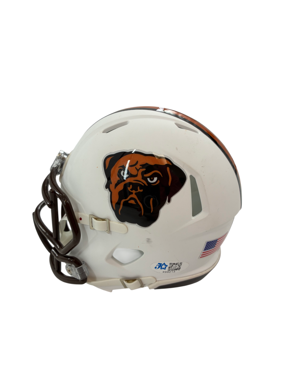 Joe Flacco Signed Autographed Browns Mini Helmet 5 Star Certified