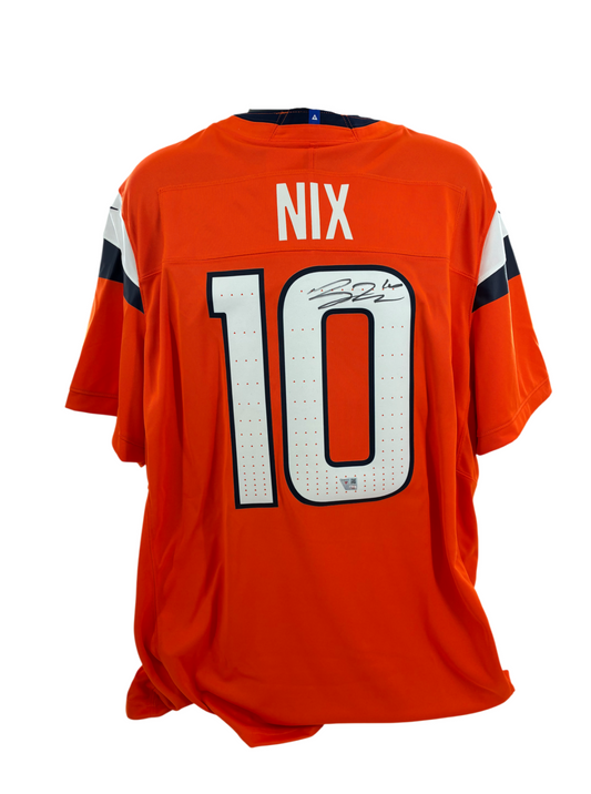 Bo Nix Signed Autographed Broncos Nike Jersey Fanatics Authentic