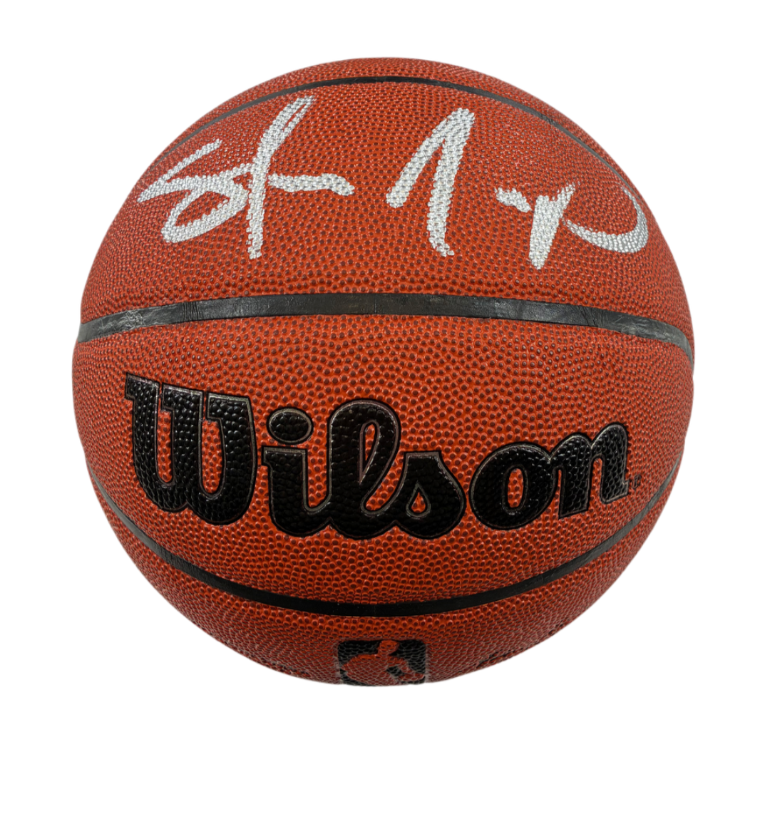 Shawn Kemp Signed Autographed Supersonics Wilson Basketball SWAU COA