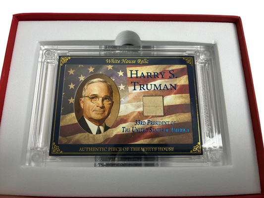 POTUS Harry Truman Authentic Piece of The White House Relic