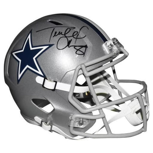 Dallas Cowboys Terrell Owens Hand Signed Autographed Full Size Replica Helmet wi