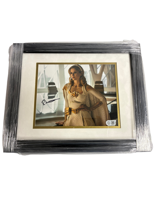 Erin Moriarty Signed Autographed The Boys Starlight Custom Framed 8x10 SWAU