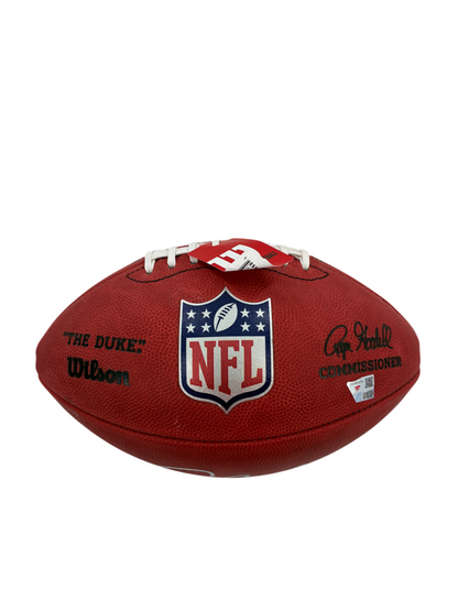 Tom Brady and Drake Maye Signed Autographed Patriots Wilson Football Fanatics
