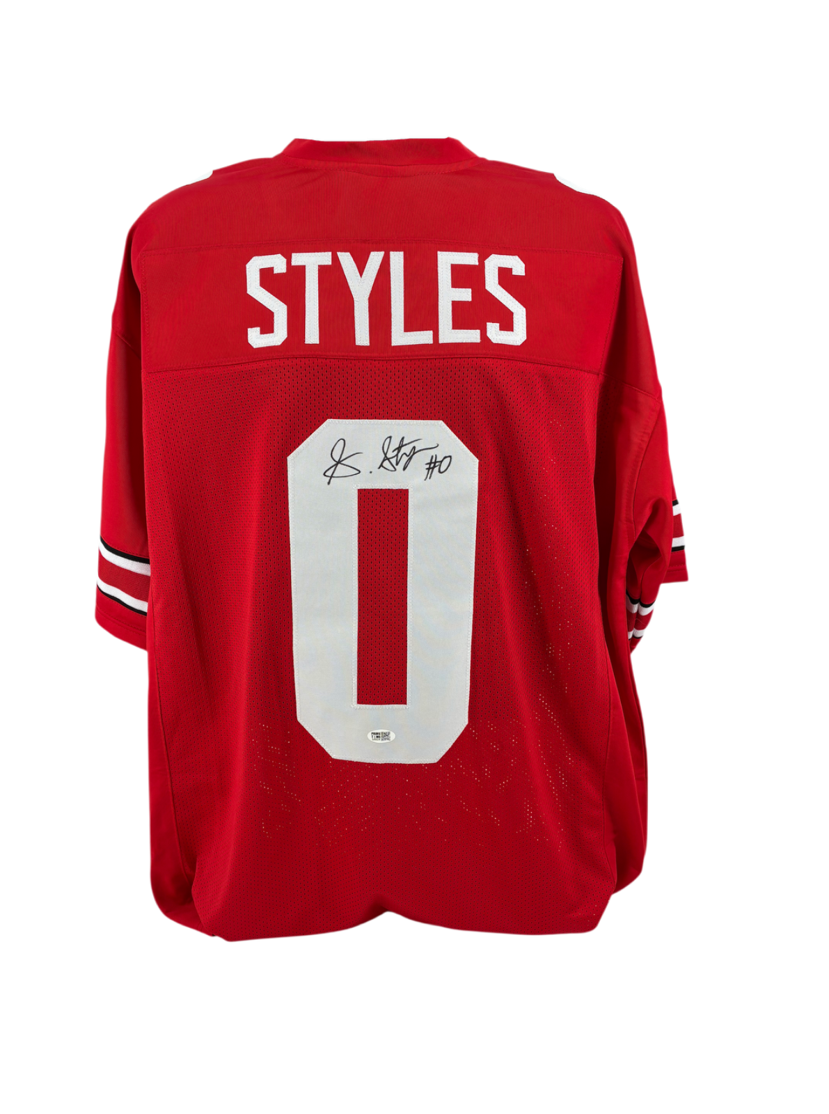 Sonny Styles Signed Autographed Buckeyes Custom Jersey Red Prime Time Witness