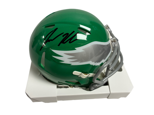 Jason Kelce Signed Philadelphia Eagles 2022 Alternate Black Mini Helmet Fanatics