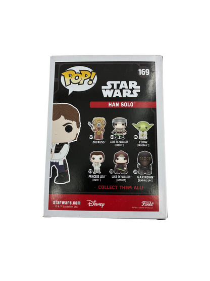 Harrison Ford Signed Autographed Han Solo Star Wars Funk Pop BAS COA