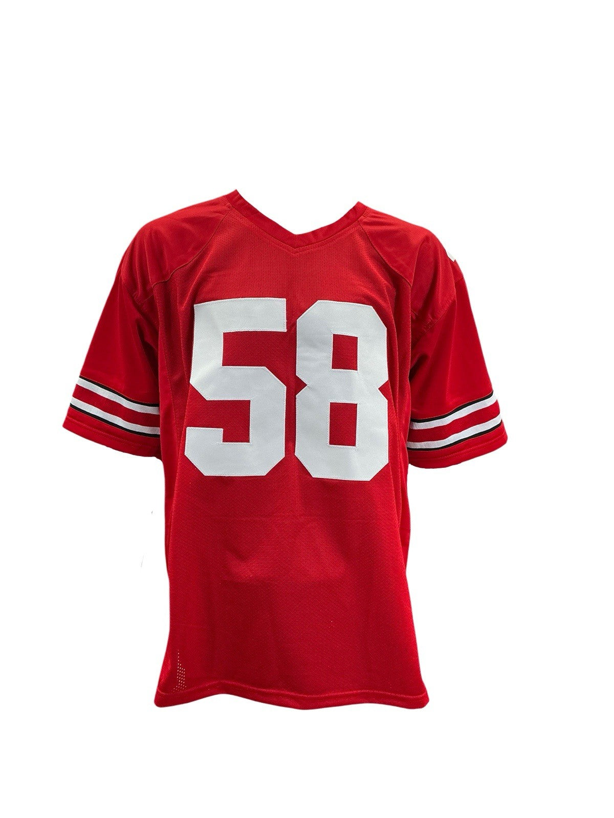 Ty Hamilton Signed Autographed Buckeyes Red Custom Jerseys Coa