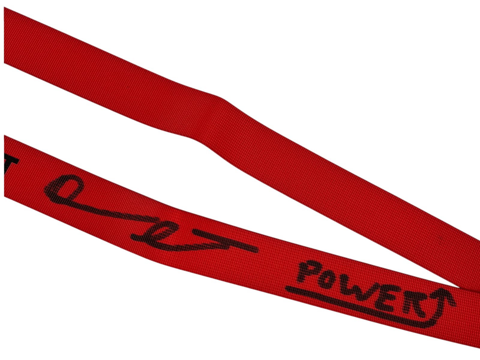 Devon Larratt Signed Autographed Armbet 48" Red Arm Wrestling Strap Radtke COA
