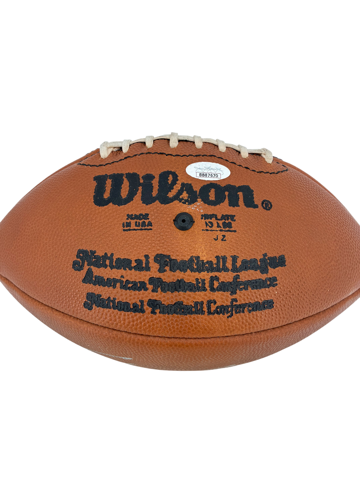Jim Brown Signed Autographed Wilson Football JSA COA