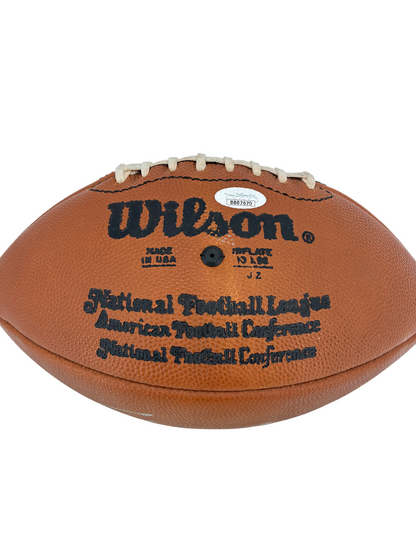 Jim Brown Signed Autographed Wilson Football JSA COA