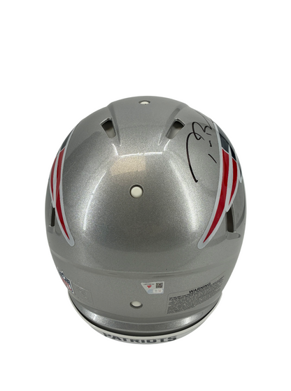 Tom Brady Drake Maye Signed Autographed Patriots FS Helmet Fanatics Authentic