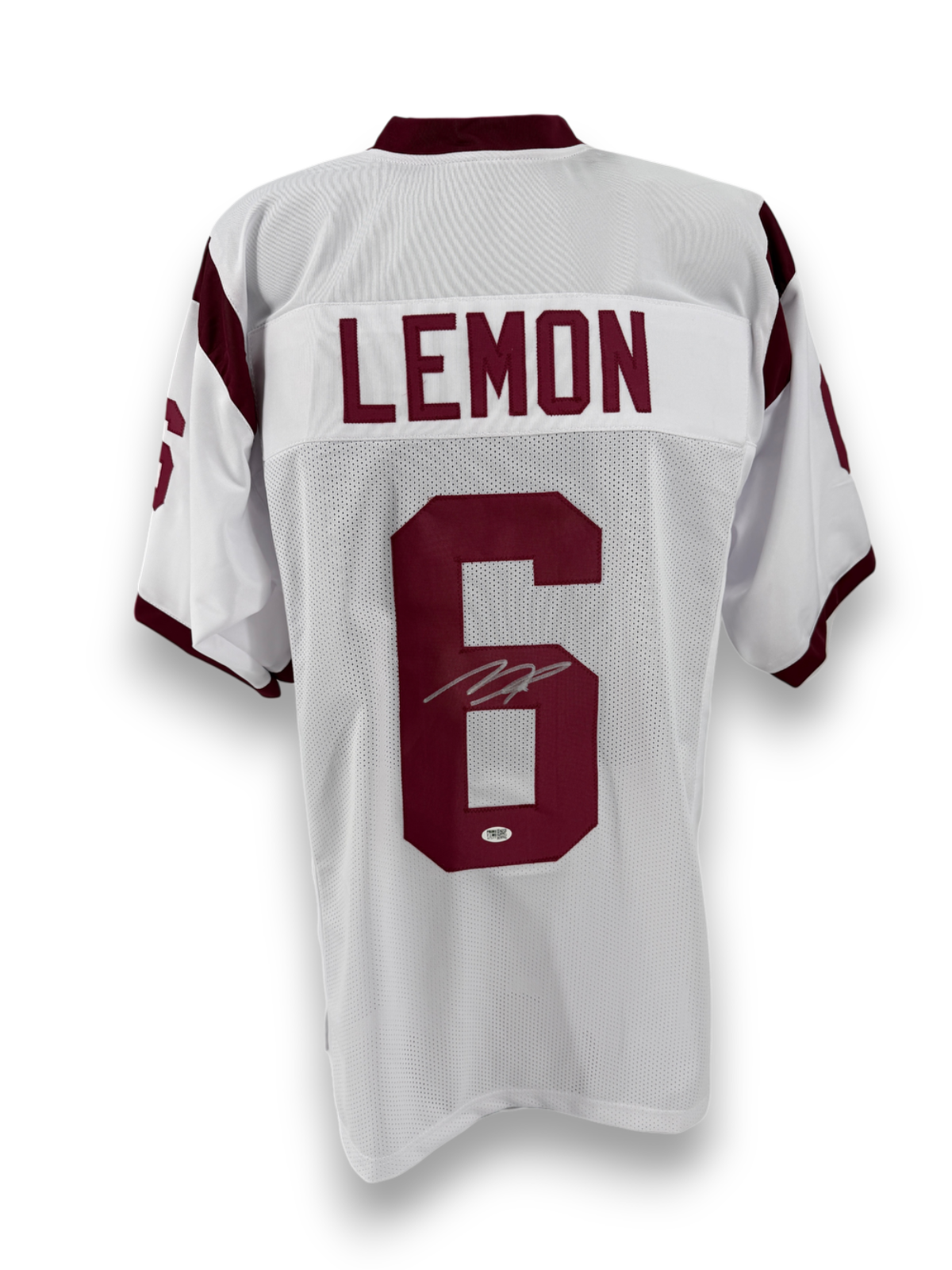 Makai Lemon Signed Autographed Trojans White Custom Jersey Prime Time Witness