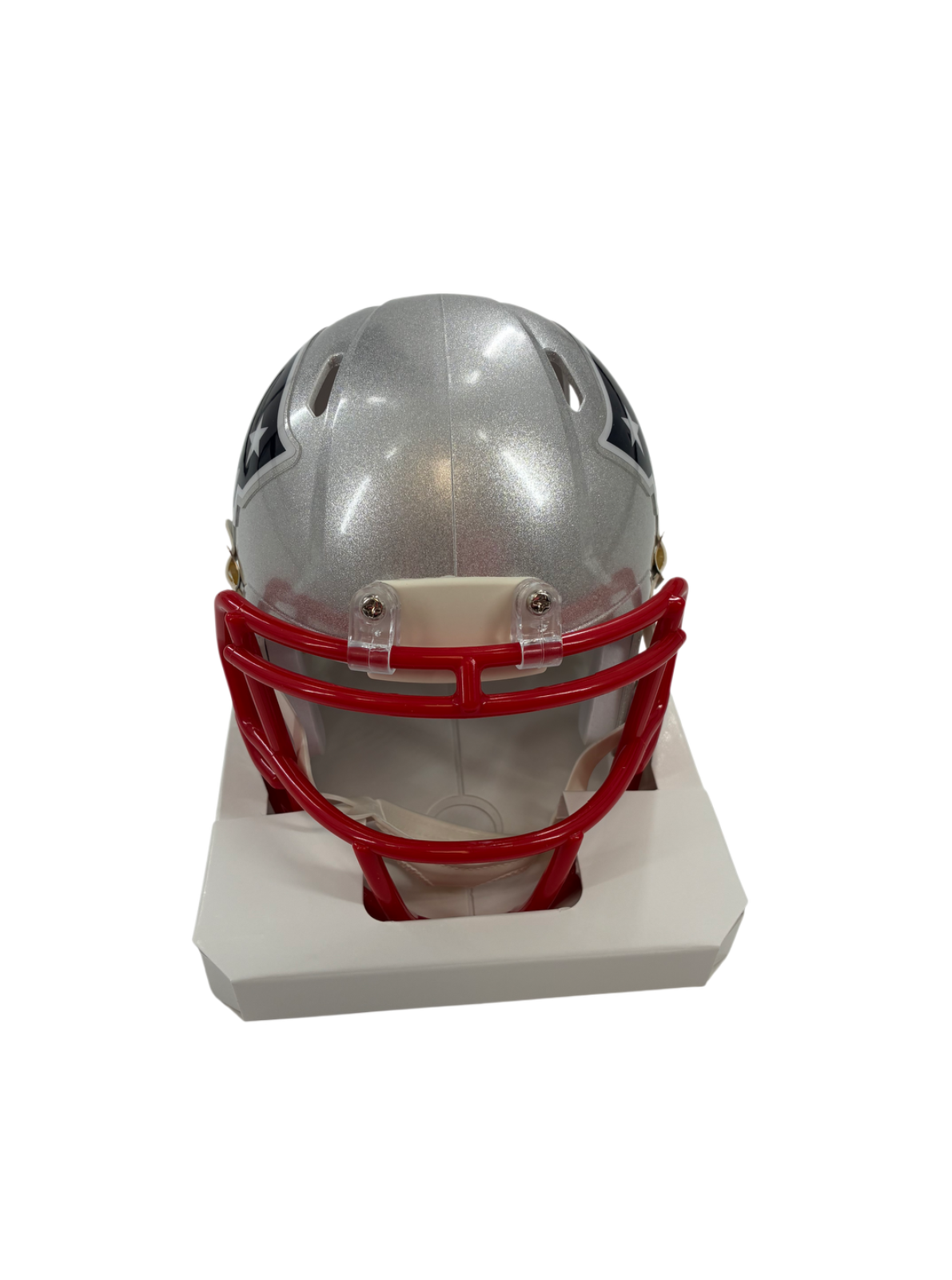 Treveyon Henderson Signed Autographed Patriots Mini Helmet Prime Time Witness