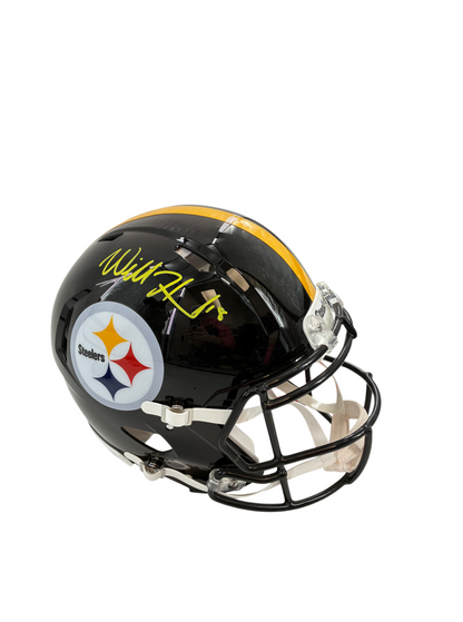 Will Howard Signed Autographed Steelers FS Authentic Helmet PROVA COA