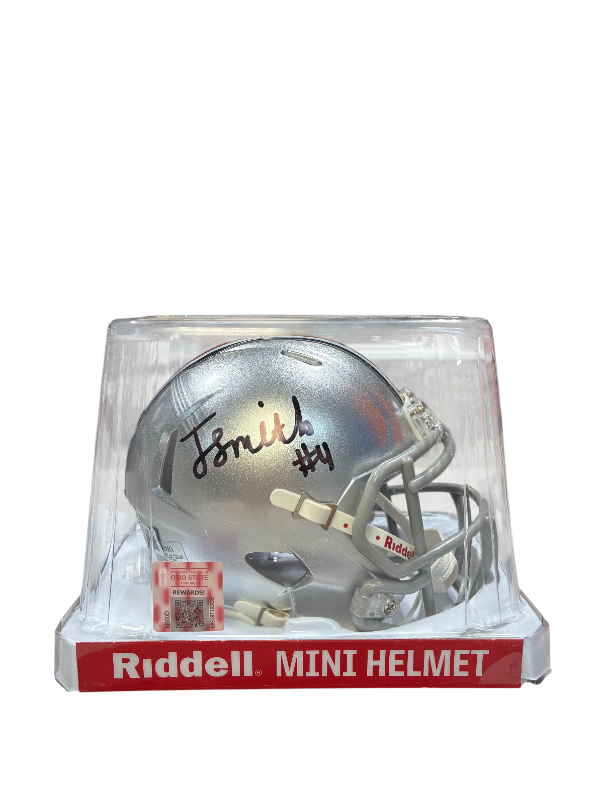 Jeremiah Smith Autographed Mini Helmet OSU Beckett COA