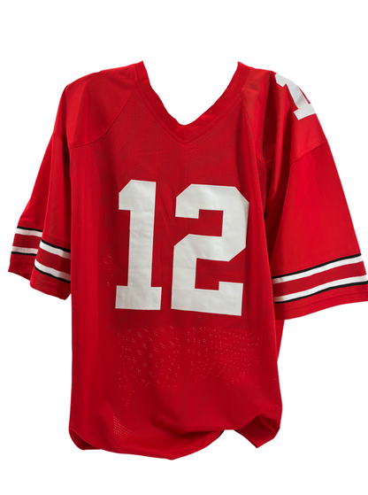 Denzel Ward Signed Autographed Buckeyes Custom Jersey Prime Time Witness