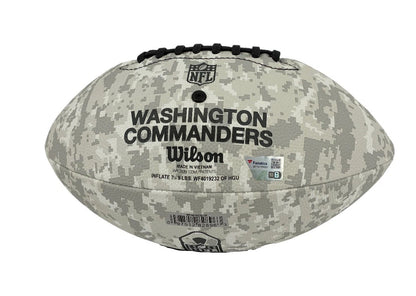 Jayden Daniels Signed Autographed Commanders Football Salute Service Fanatics
