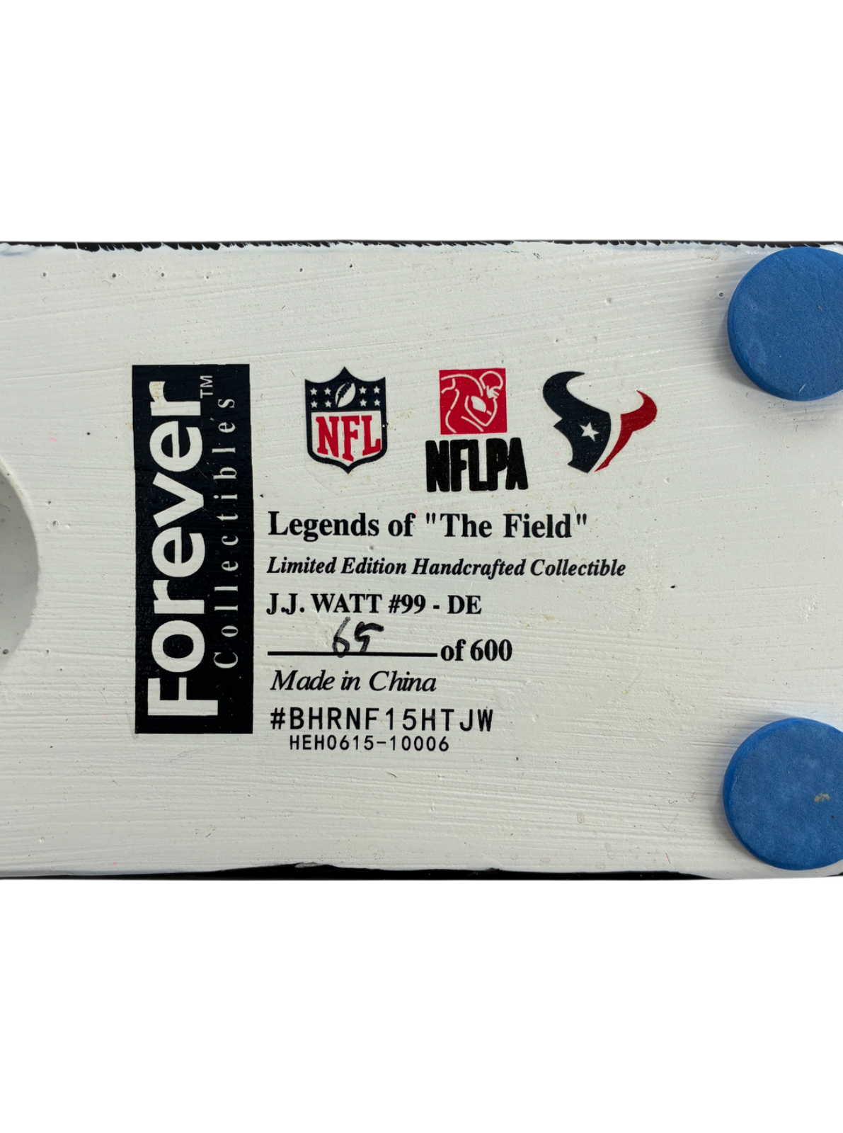 J.J. Watt Texans Forever Collectibles Bobblehead "Legends of the Field" 65/600