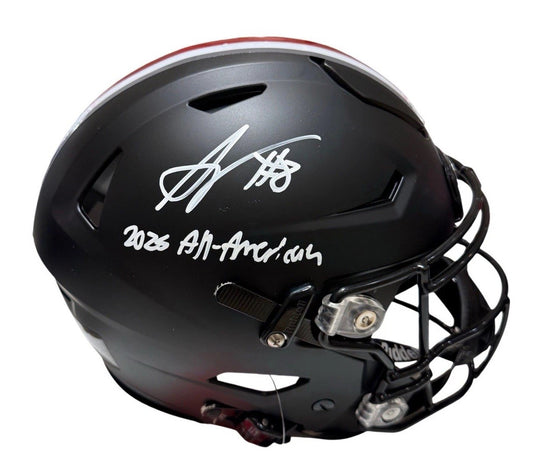 Arvell Reese Signed Autographed Buckeyes Full Size Speed Flex Helmet Prime Time