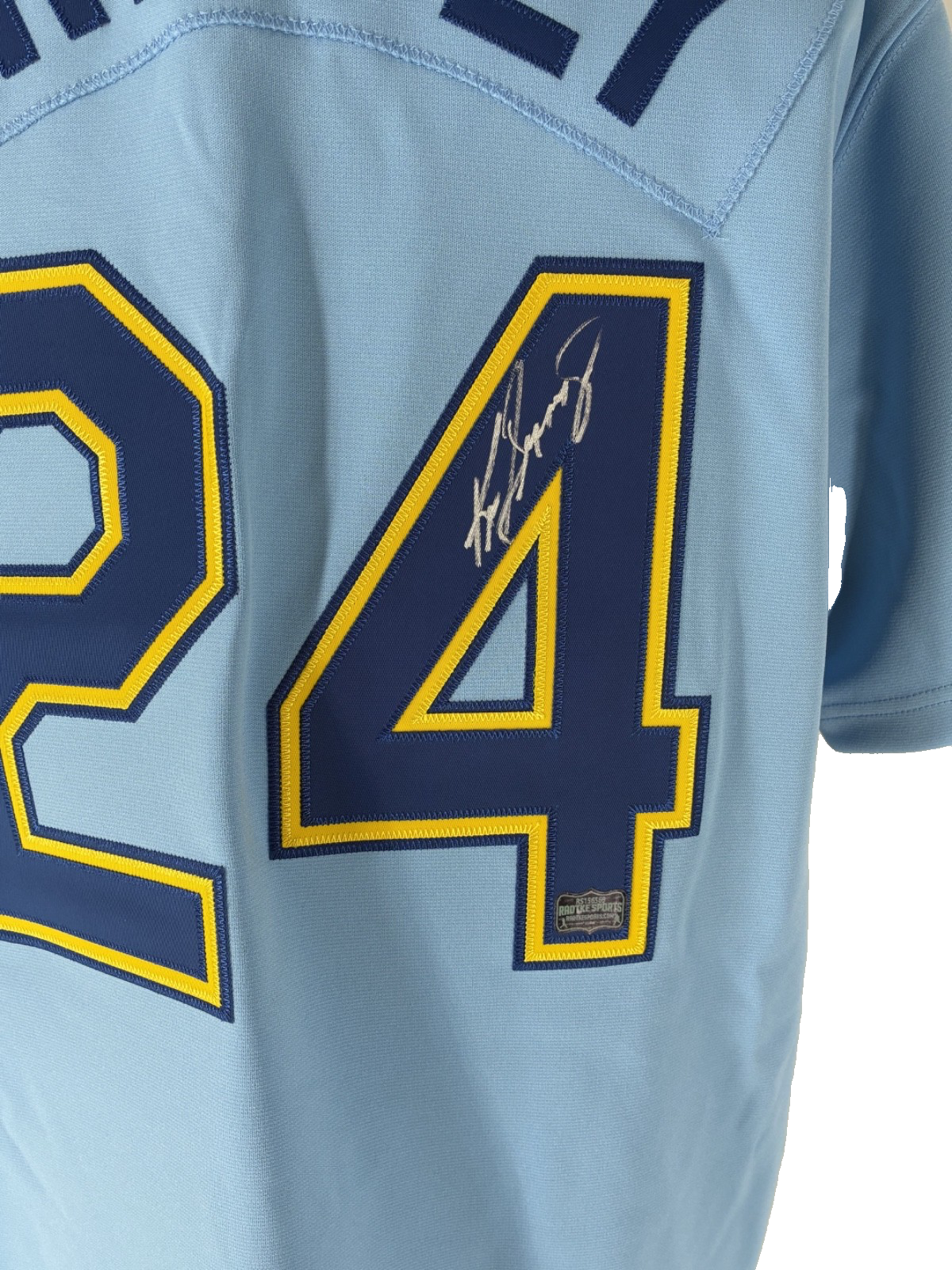 Ken Griffey Jr Signed Autographed Mariners M&N Cooperstown Jersey Radtke COA