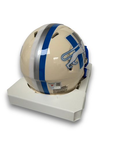 Jahmyr Gibbs Signed Autographed Lions Mini Helmet Fanatics