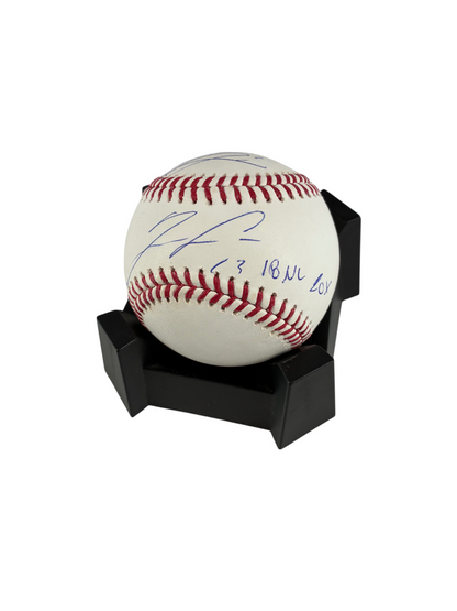 Ronald Acuna Jr. and Michael Harris II Signed Autographed Braves Baseball MLB