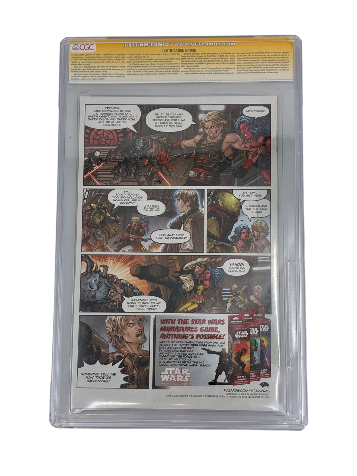 Harrison Ford Signed Autographed Indiana Jones Comic Celebrity Authentics