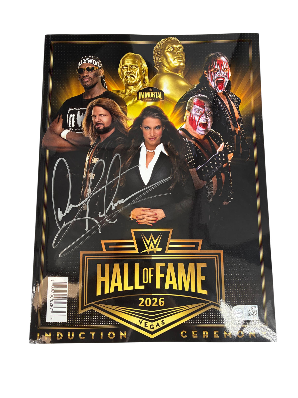Dennis Rodman Signed Autographed WWE WrestleMania 42 Hall Of Fame Program SWAU