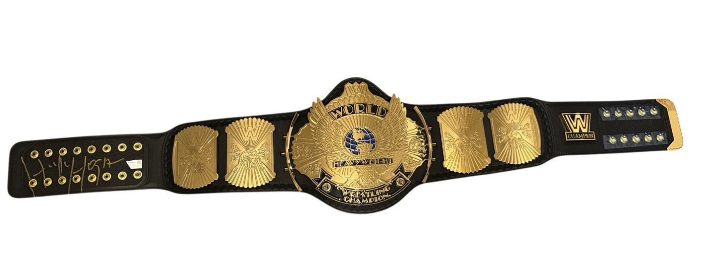 WWE Hulk Hogan Signed Autographed Authentic Winged Eagle Belt Fanatics COA