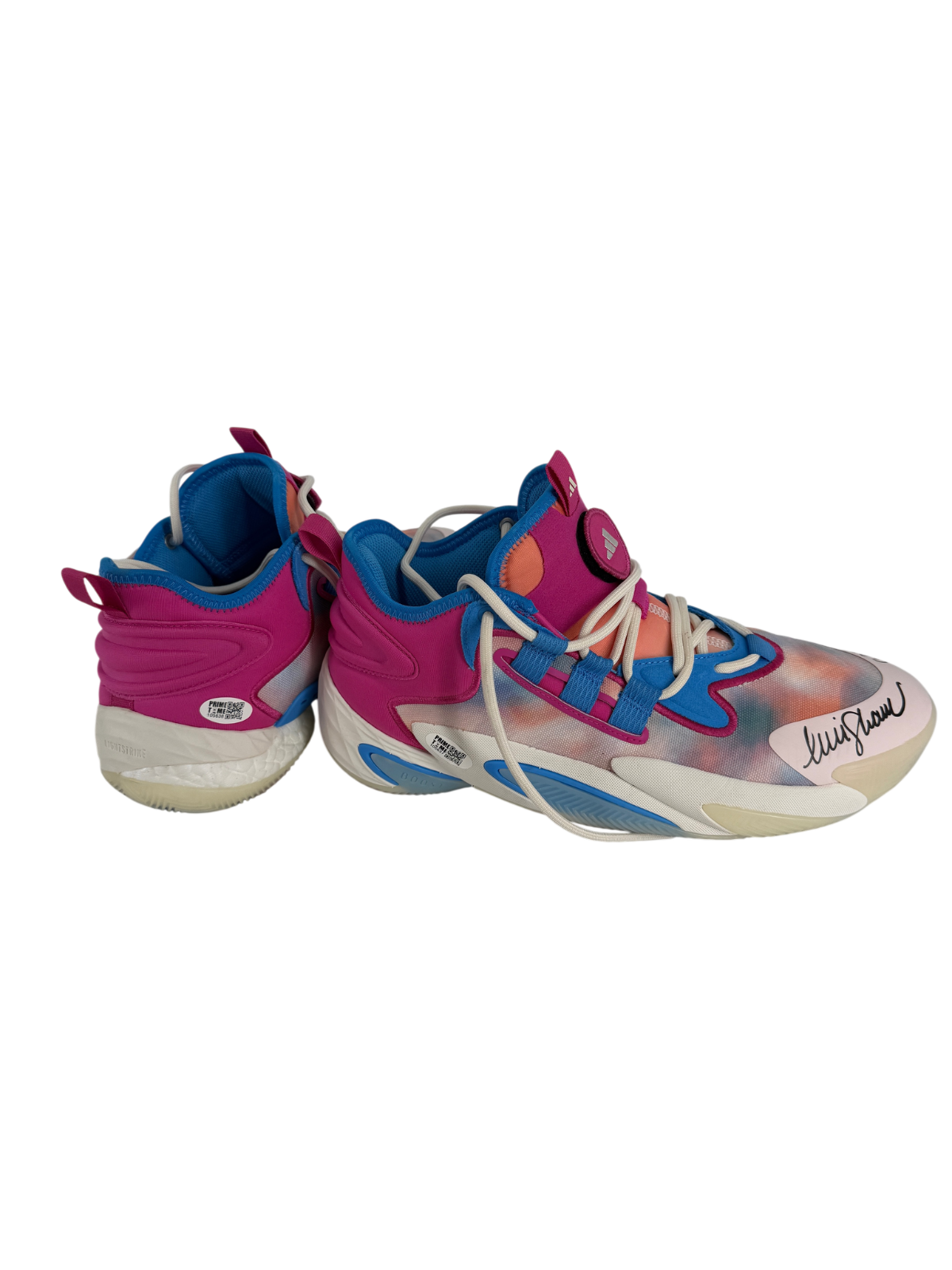 Sophie Cunningham Signed Autographed Game Used Fever Adidas Shoes Prime Time