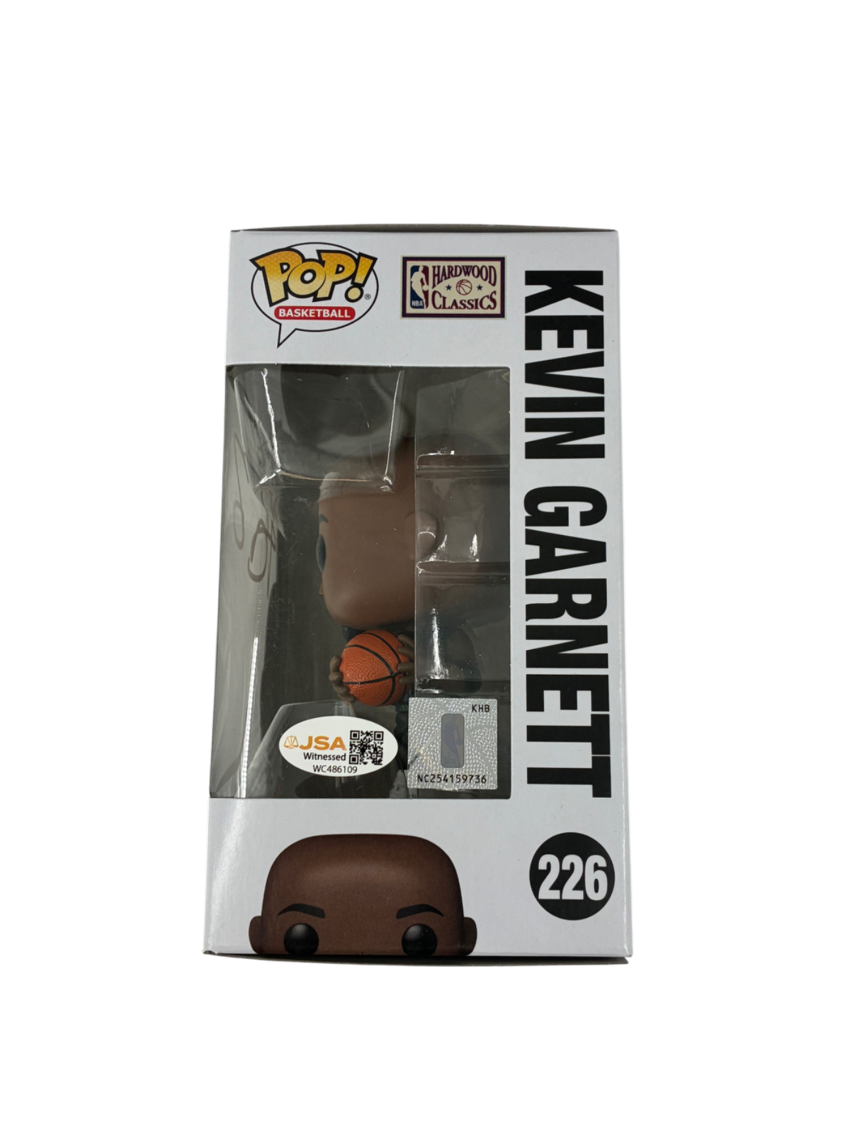 Kevin Garnett Signed Autographed Timberwolves Funko Pop JSA COA