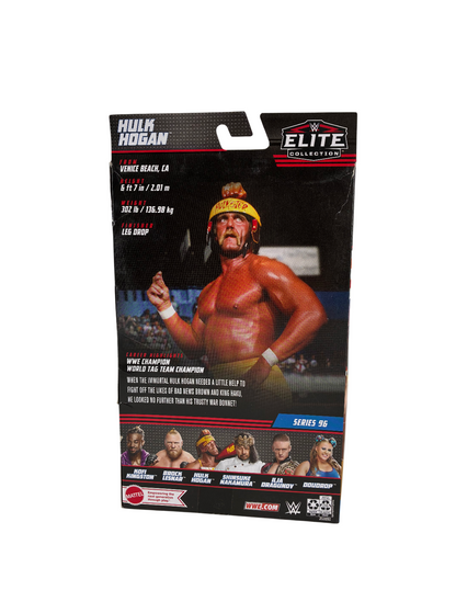 Hulk Hogan Signed Autographed Elite Action Figure Series 96 Fanatics Authentic