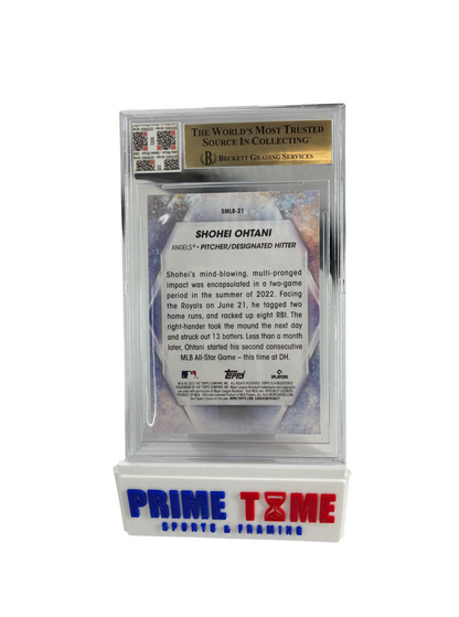 Shohei Ohtani Angels Jersey Fusion Game Worn Jersey 2023 Beckett Graded