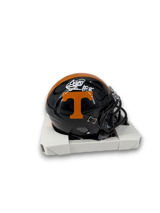 Colton Hood Signed Autographed Vols Black Mini Helmet Prime Time Witness