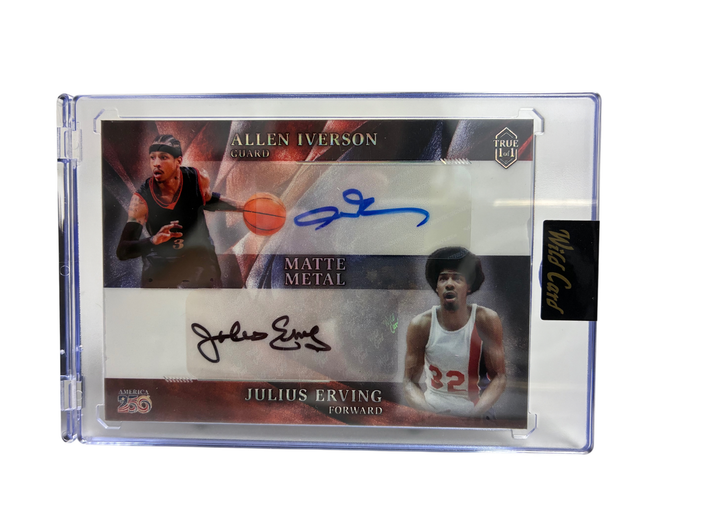 Wild Card Matte Metal 2026 Allen Iverson Autograph #MMPEGa5-AIA 76ers