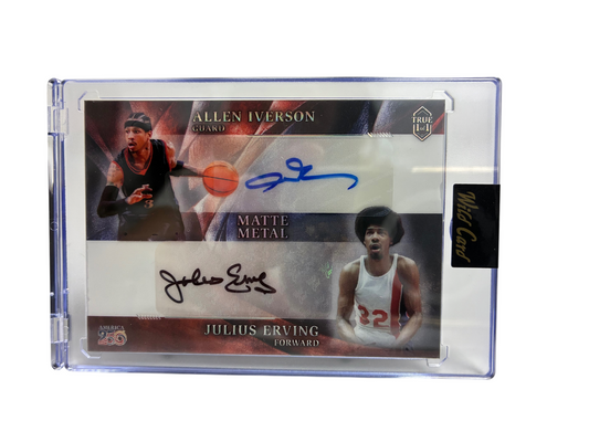 Wild Card Matte Metal 2026 Allen Iverson Autograph #MMPEGa5-AIA 76ers