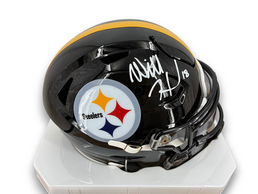Will Howard Signed Autographed Steelers MIDI Helmet Prime Time Witness