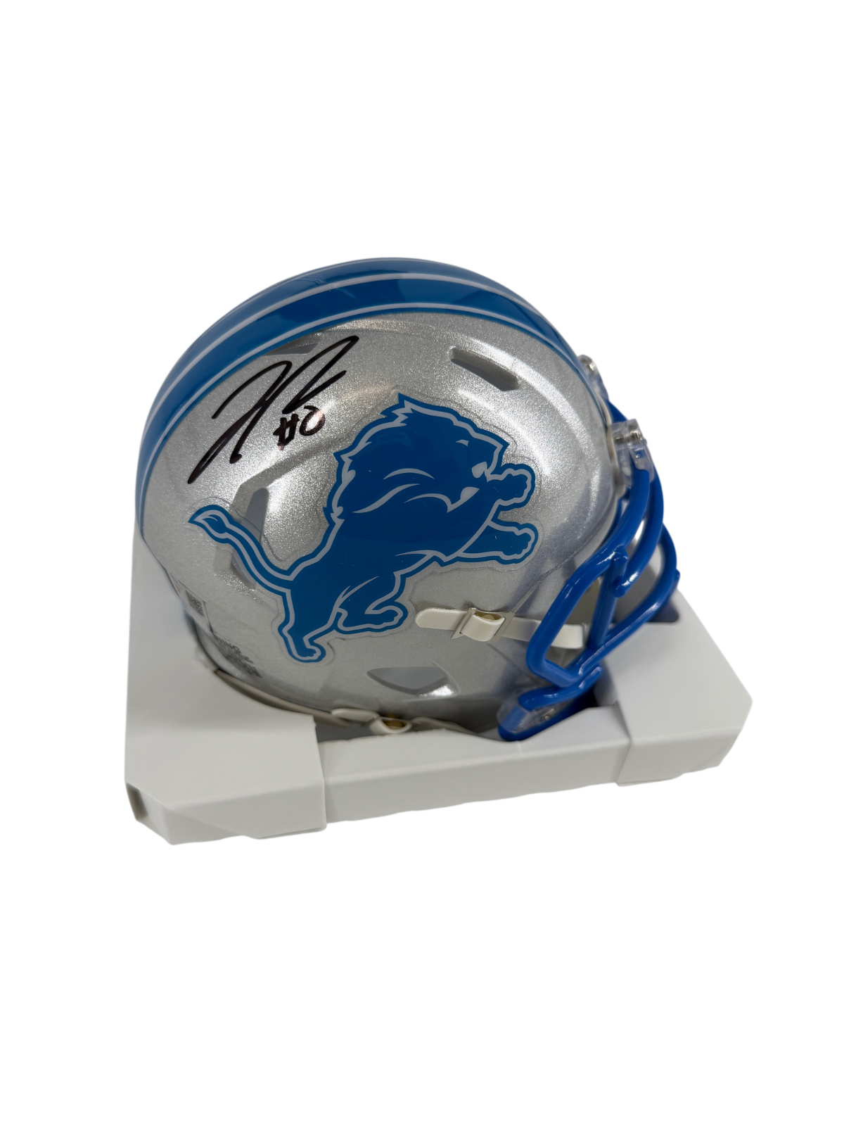 Jahmyr Gibbs Signed Autographed Lions Mini Helmet Fanatics Authentic